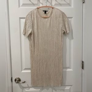 Forever 21 Shiny Plisse Cocktail Dress